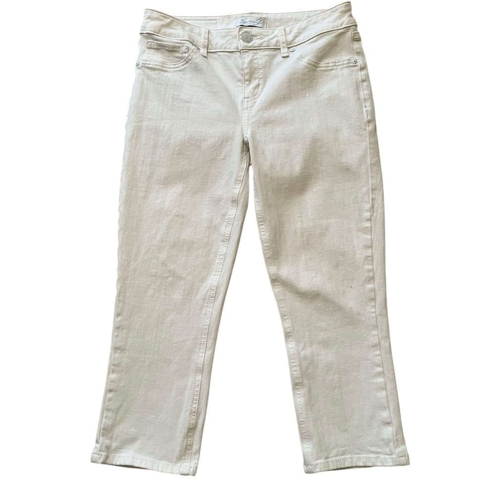 Seven 7 White Cropped Skinny Jean 6